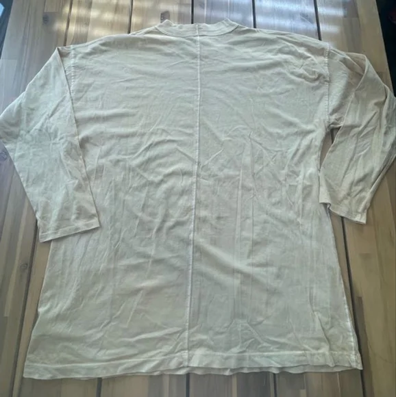 We The Free By Free People Yellow Cotton Crewneck Long Sleeve T Shirt Size Small - Picture 2 of 3